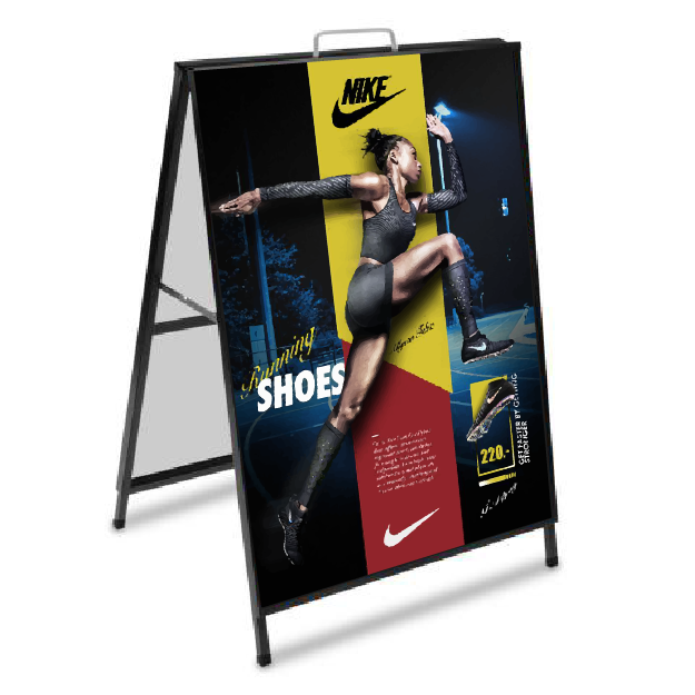 Signflute A-Frame Signs - Corflute Insert Sandwich Boards