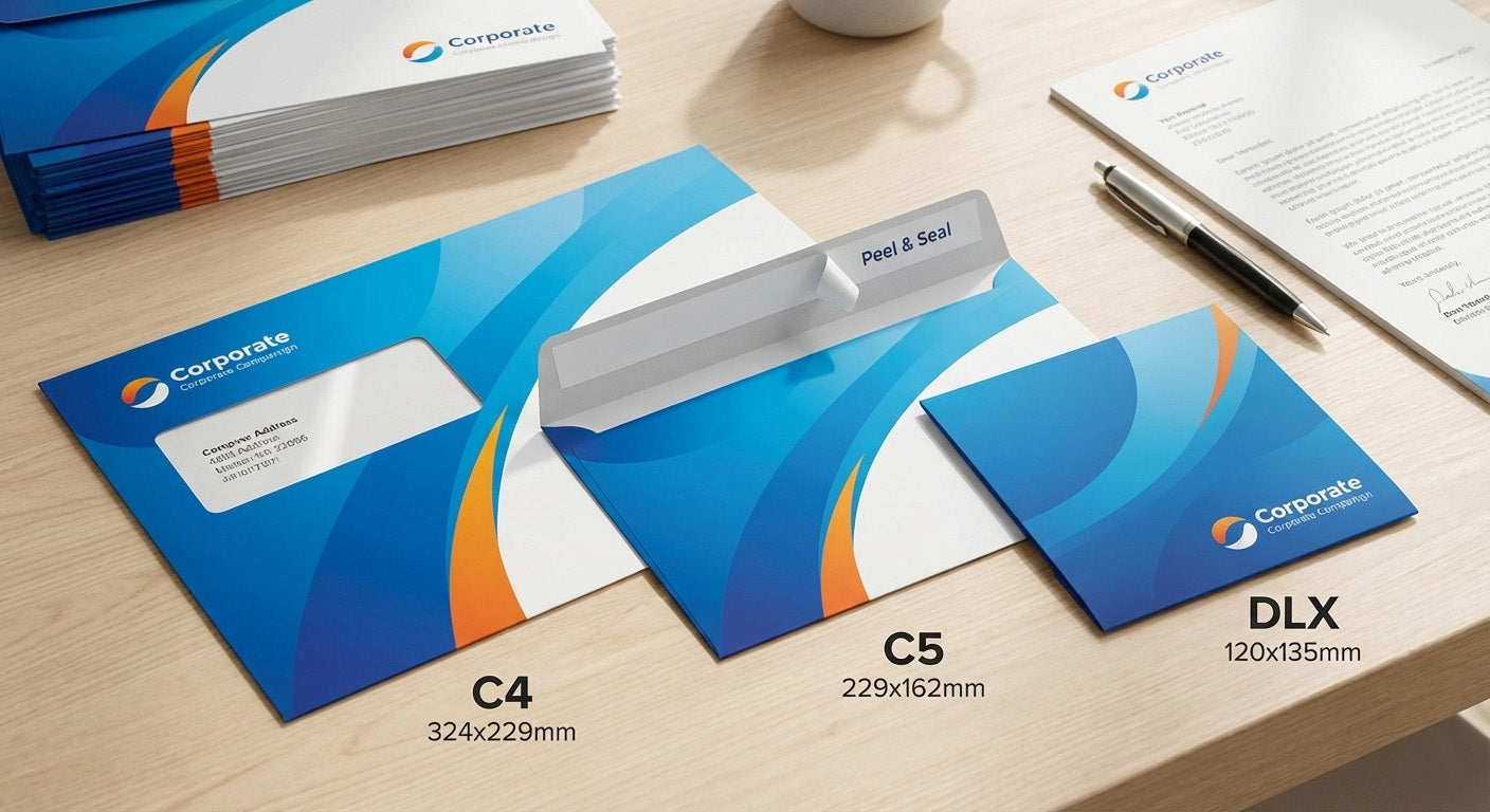 Envelopes with Peal & Seal Full Color Single Side