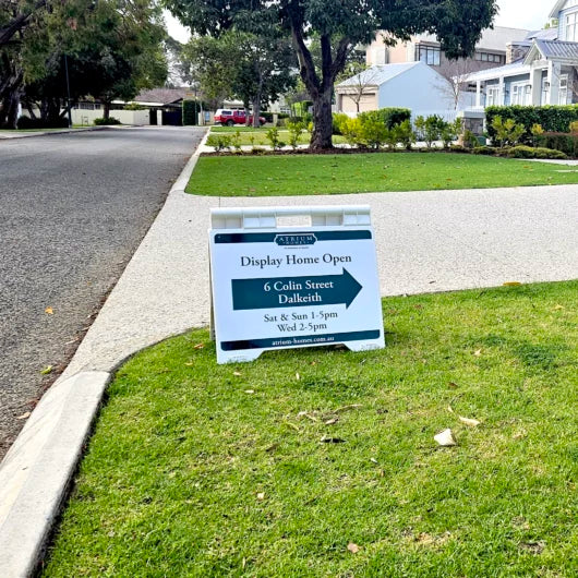 Evarite Sign Small Real Estate A-Frame Only (600W x 450H mm)