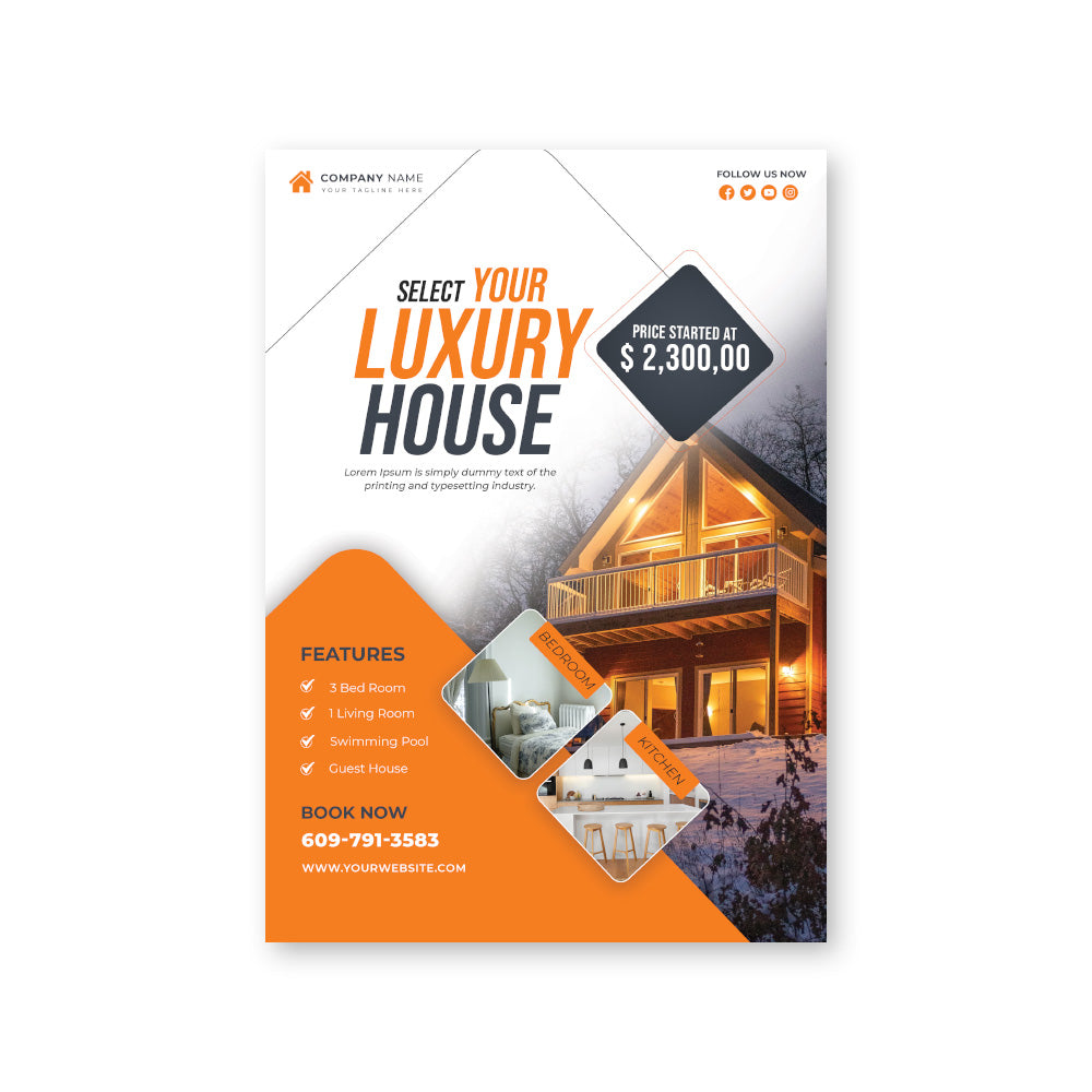 Business Flyers - 	100 GSM Laser