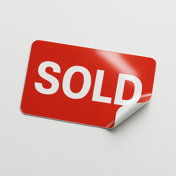 Sold Sticker - Gloss
