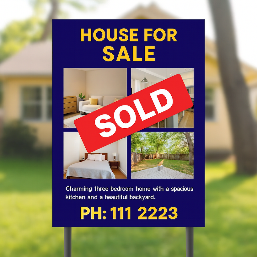 Sold Sticker - Gloss