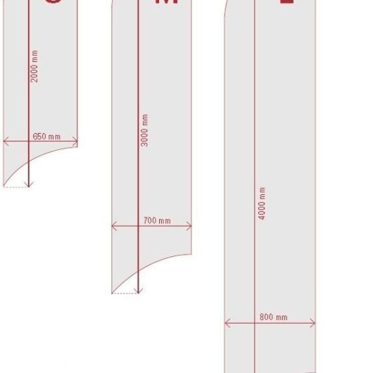 Bow Banner/Flag - Double sided