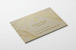 Business Card Foil With Velvet - 450gsm (Cello)