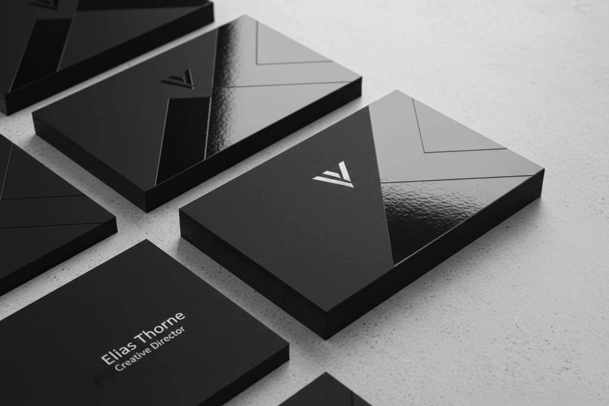 Business Card Spot UV Velvet - 450gsm (Cello)