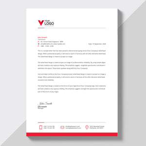 Letterhead (Minimum qty 100 required)